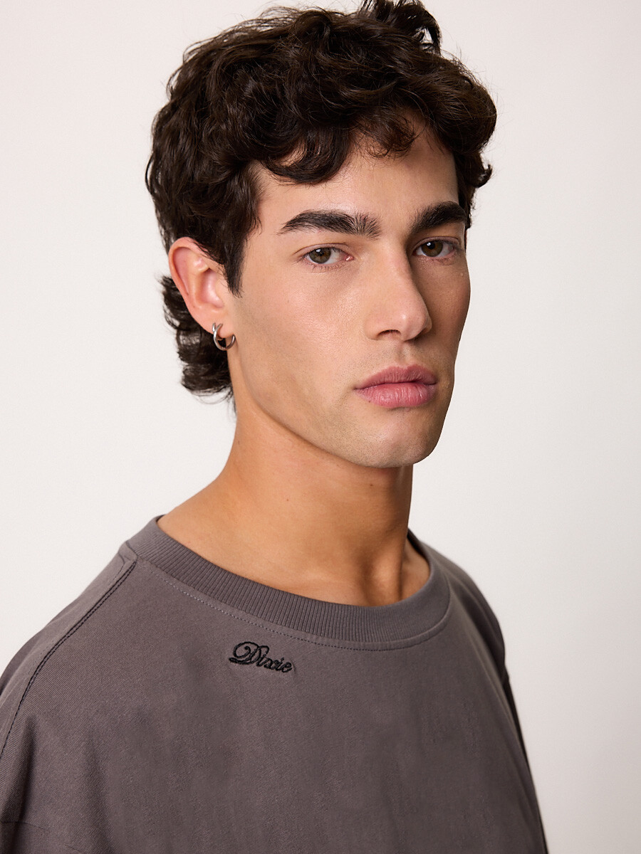 T-SHIRT M/C VIXEO DIXIE Gris Piedra