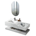 CONJUNTO DE BAÑO HABITARE MODELO SYM1026-100 / MUEBLE + BACHA + ESPEJO CON LUZ Conjunto De Baño Habitare Modelo Sym1026-100 / Mueble + Bacha + Espejo Con Luz