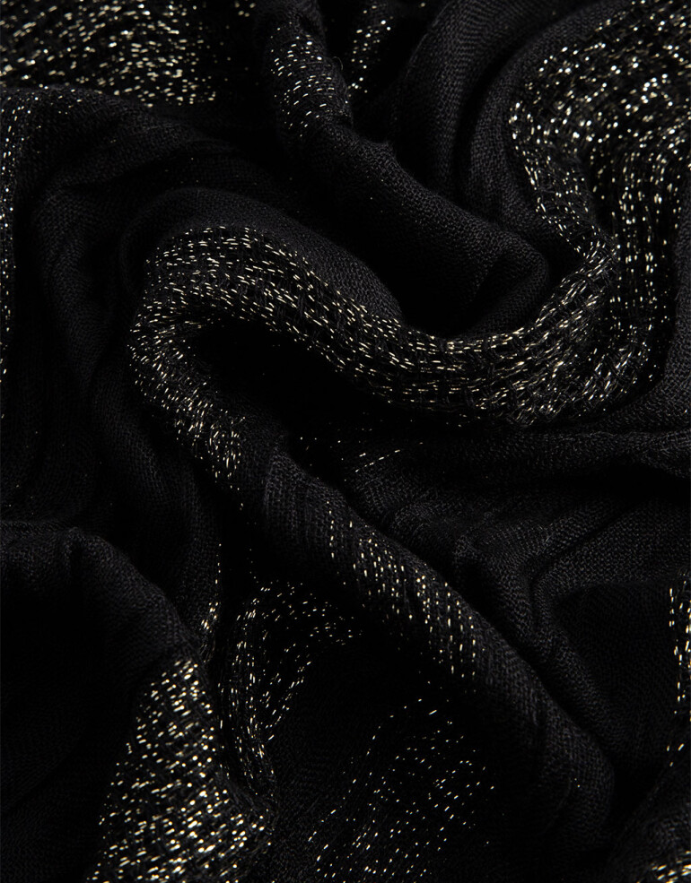 Pashminas Pashmina De Lurex - Negro