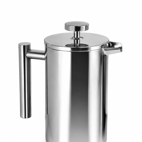 Cafetera Francesa Calidad Premium 600ml Acero Inoxidable Plateado