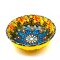 Bowl de cerámica pintado 16 cm Amarillo