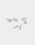 Aros Sets Con strass Set De Aros Con Strass - Plateado