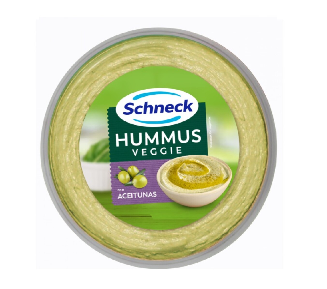 HUMMUS SCHNECK VEGGIE ACEITUNAS 