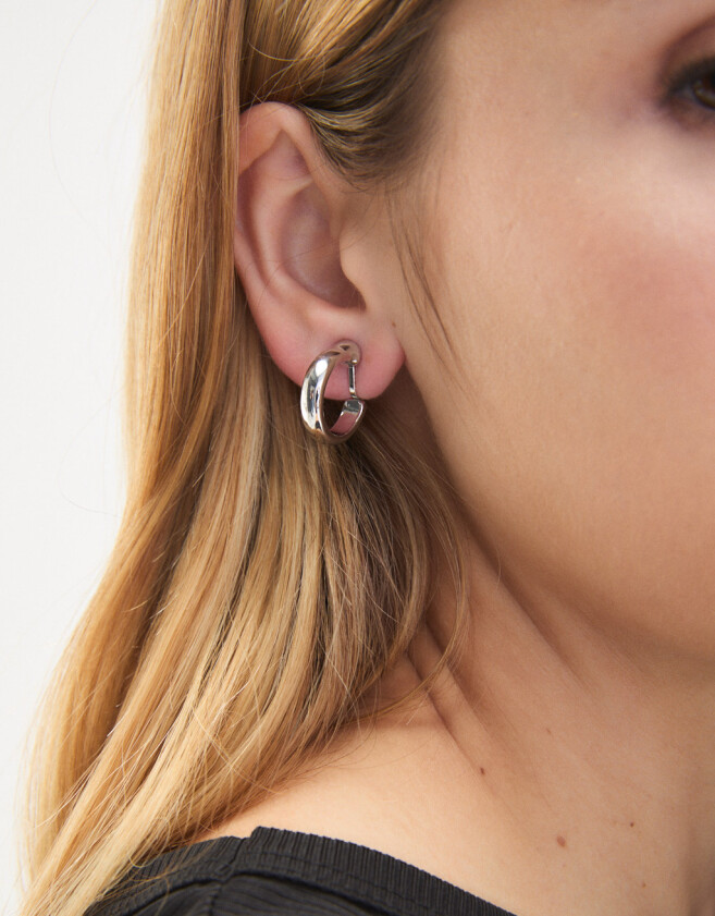 Aros Clips Metal Aros Clips De Metal - Plateado