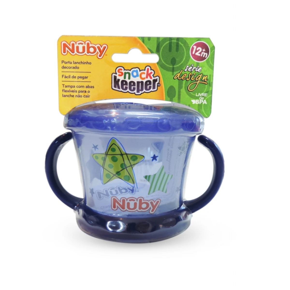 Bowl Porta Cereales Nuby - AZUL 