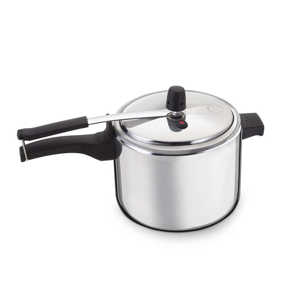 Olla Cacerola Presión 10Lt Ø24cm Esp. 2.3mm Pulida Aluminio - Plateado 
