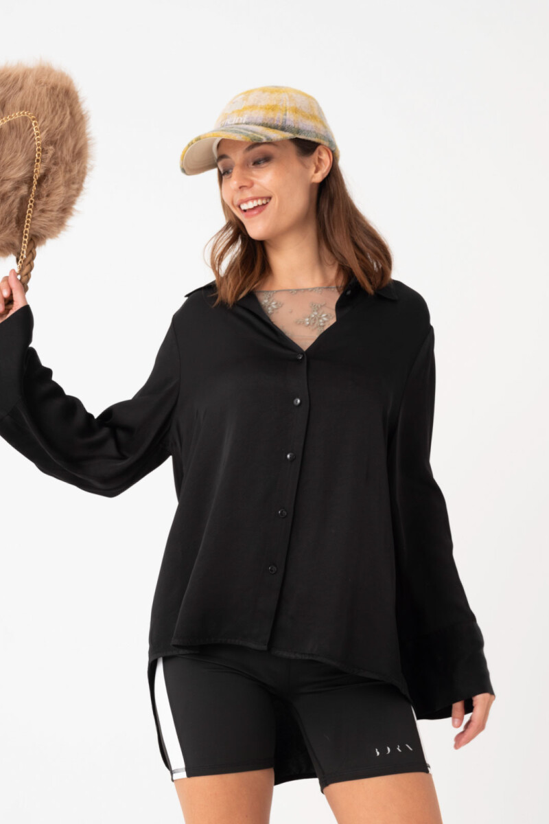 CAMISA BASIC FIT Negro