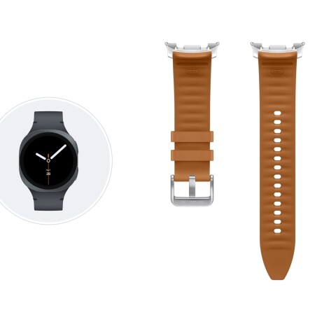 Correa Samsung Hybrid Band (S/M/L) para Galaxy Watch8 Camel