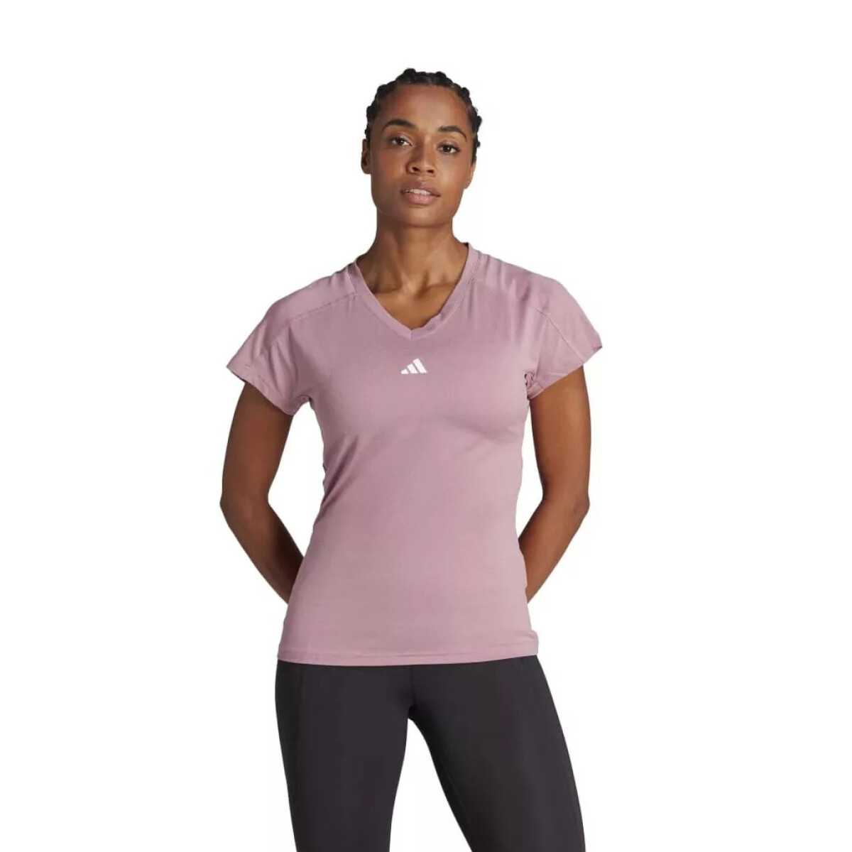 Remera de Mujer Adidas Minimalista Aeroready Train Essentials Adidas - Violeta Malva 