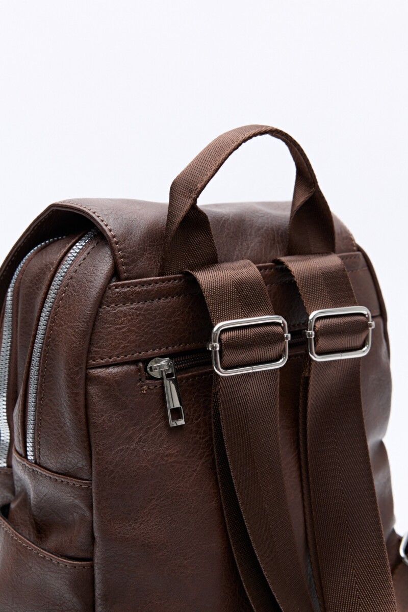 MOCHILA TULIPA Chocolate