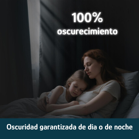 Set x2 Cortinas Blackout 140x230Cm Bloquea Luz Ambientes Gris