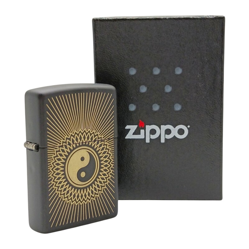 Encendedor ZIPPO 29423 Ying Yang 2 - ZP294221 negrocombinado