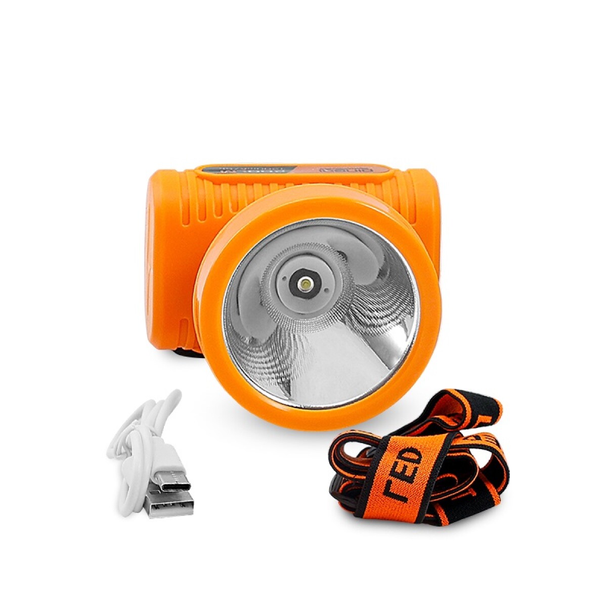 DINGQI LINTERNA MINERO LED RECARGABLE USB 6HRS 200 LUMENS 