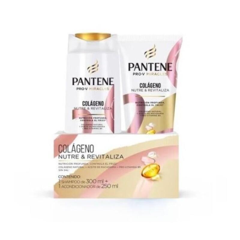 Shampoo Pantene Colágeno 300ml+aco. 250 Ml. Shampoo Pantene Colágeno 300ml+aco. 250 Ml.