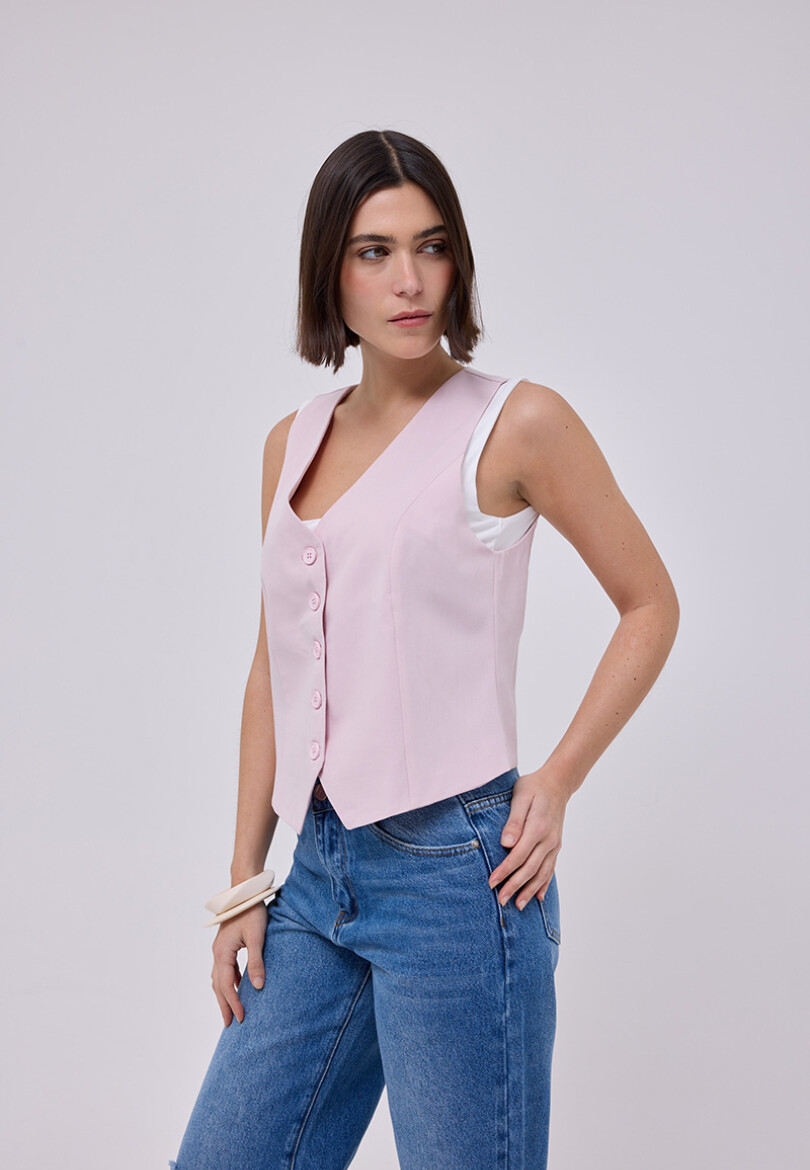 Chaleco Roma Rosa