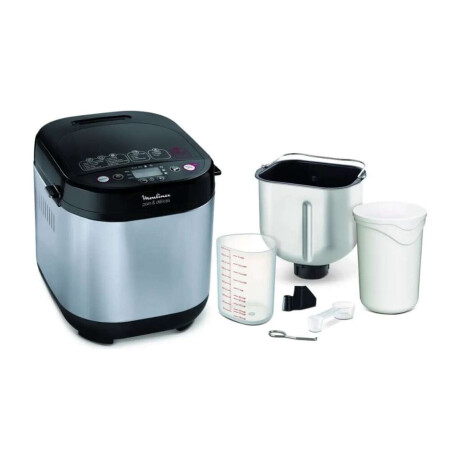 Panificadora Moulinex Pain & Délices Capacidad De 1 Kg 20 Programas Automáticos Prepara Yogur Panes Y Mermeladas