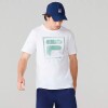 Remera Camiseta Deportiva Para Hombre Fila Soft Urban Blanco