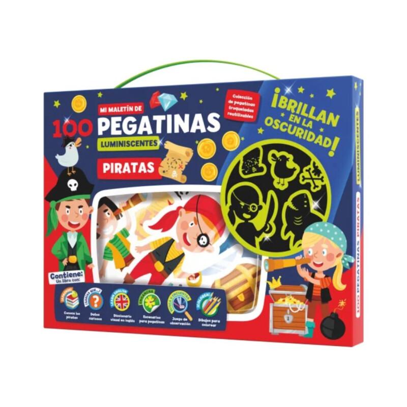 Maletin de stickers luminiscentes Imagiland Piratas Maletin De Stickers Luminiscentes Imagiland Piratas