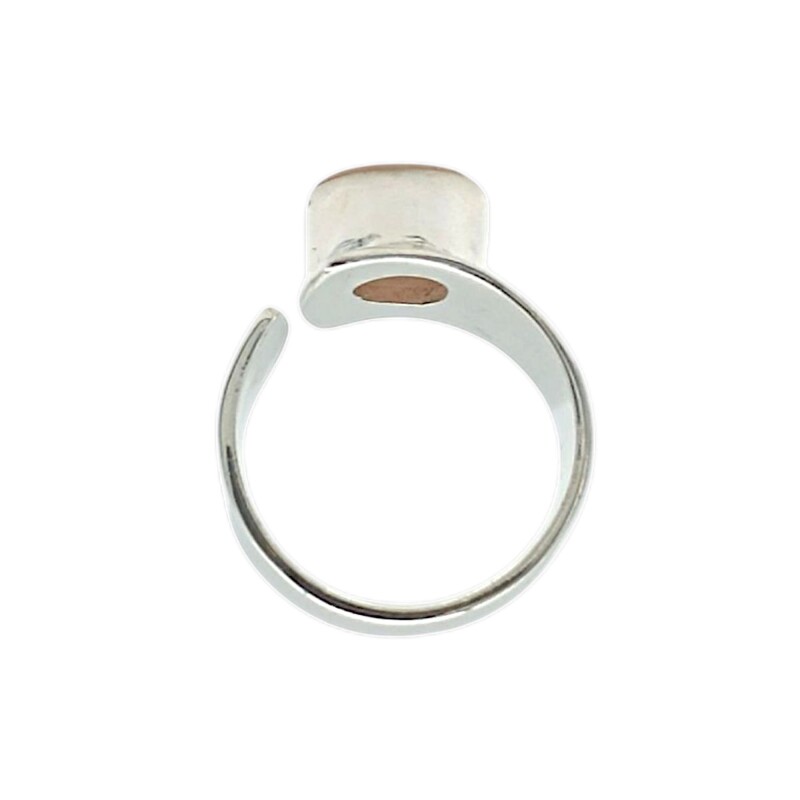 Anillo Punto-Plata 925-Con Cuarzo Rosa -AN4657 conpiedra