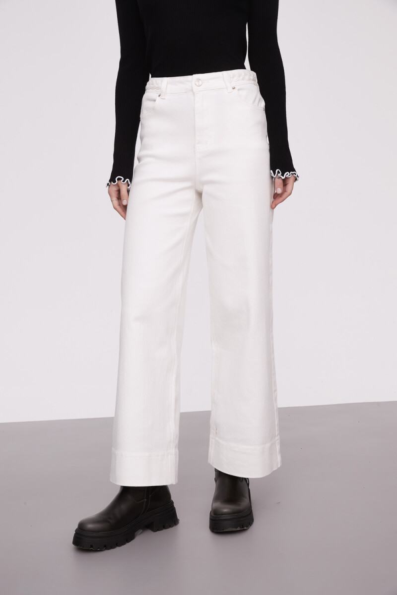 Pantalon Boys - Marfil / Off White 