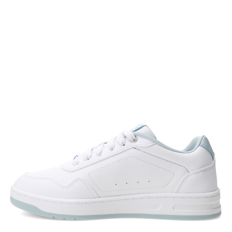 Championes de Mujer Puma Court Classic Blanco - Celeste - Plateado