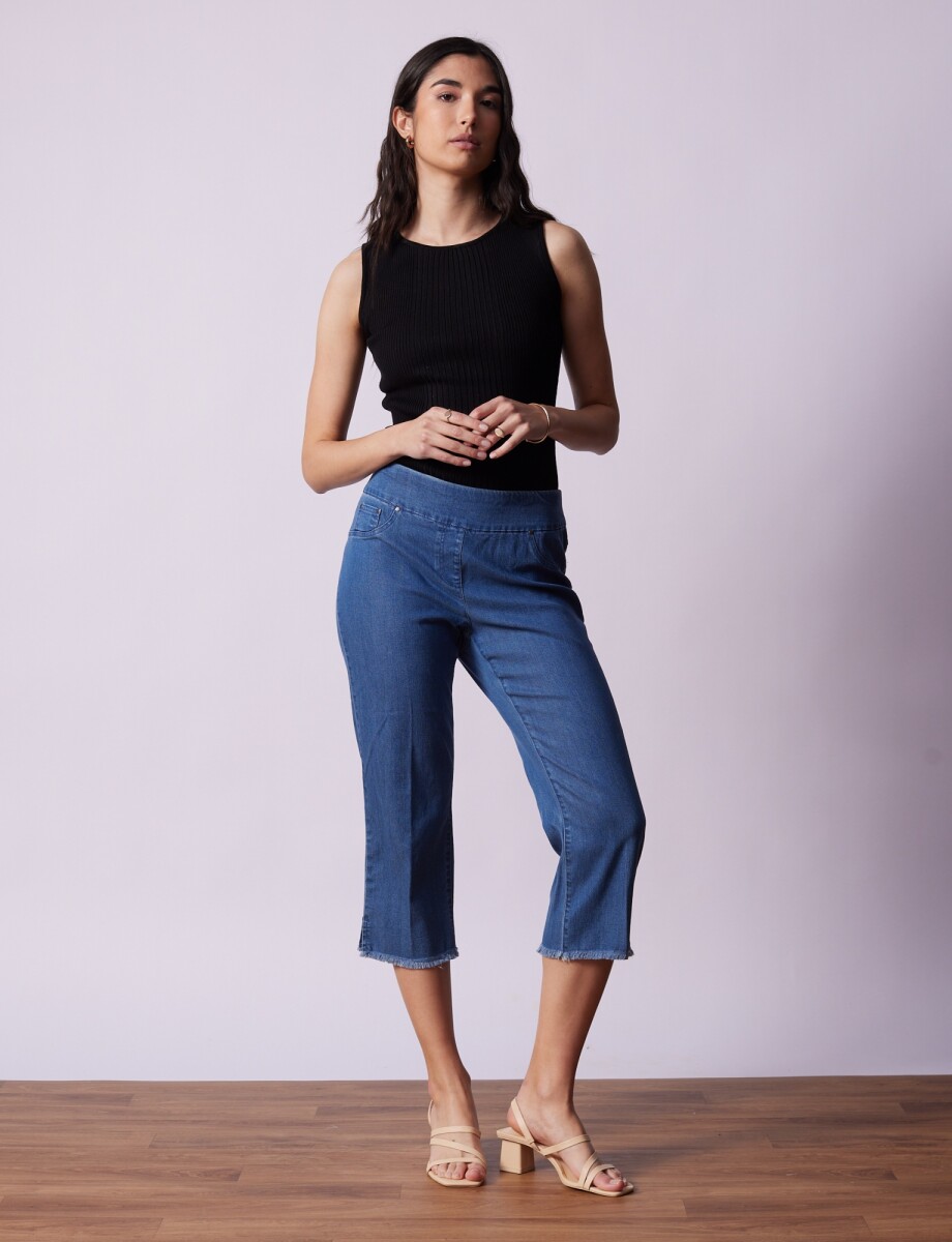 Capri Denim Flecos - Jean 