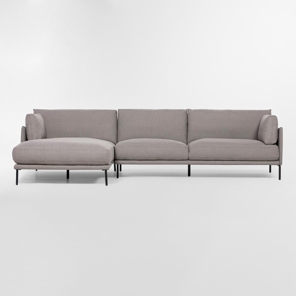 Sofá con chaise COSTA GRIS - IZQUIERDO
