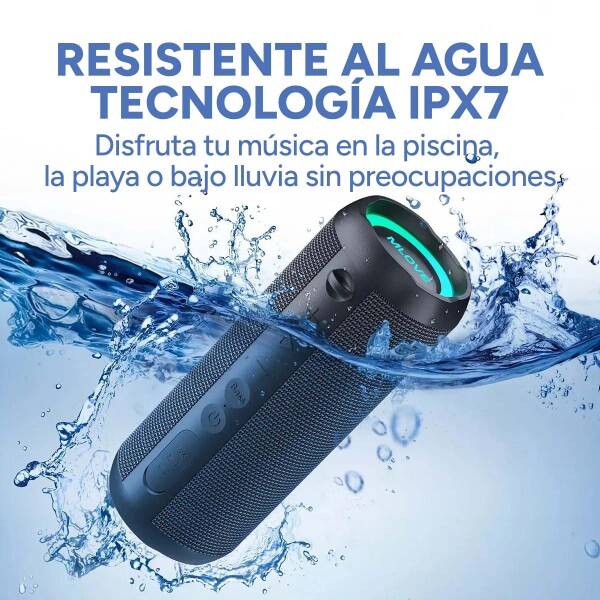 Parlante Bluetooth Portátil Mifa E6L Inalámbrico IPX8 30W Color Negro