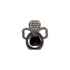 Anillo soporte para celular diseño trébol color negro Anillo Soporte Para Celular Diseño Trébol Color Negro