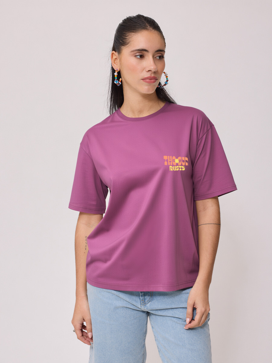 T-SHIRT ELDA RUSTY - Fucsia 