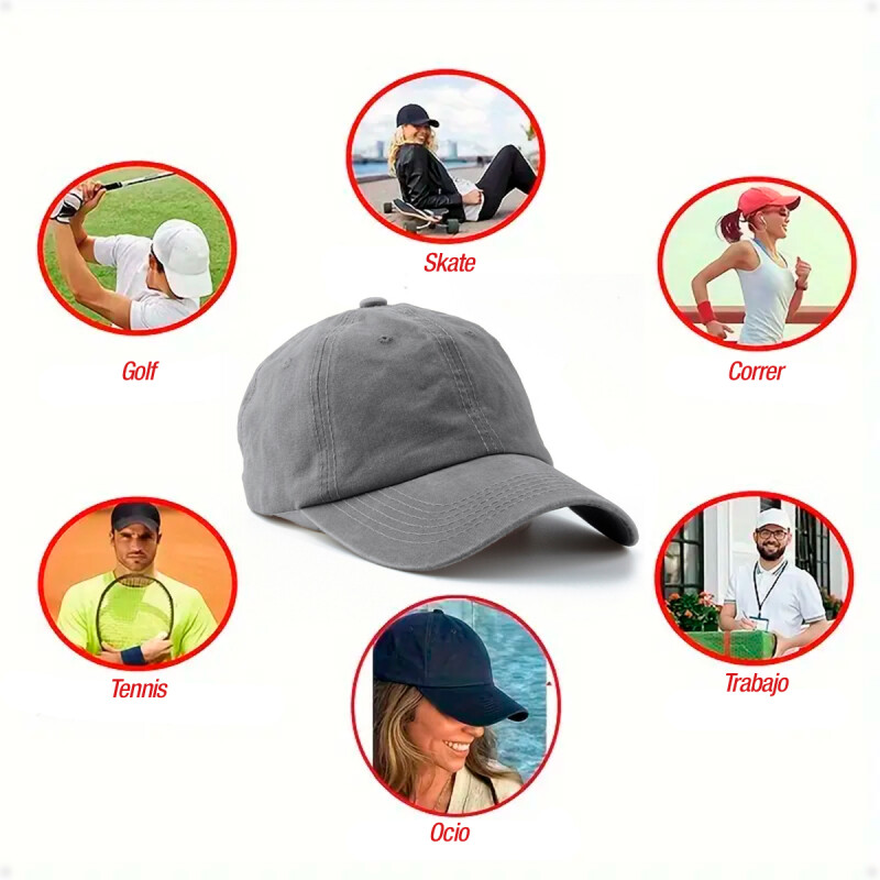 Gorro Jaspeado Adulto Gris