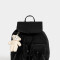 Mochilas Urbanas Mochila Urbana Con Charm Osito - Negro