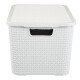 Set x5 Caja ratán 7 lts BLANCO