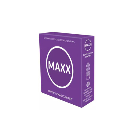 Maxx x3 preservativos Super Tachas confort