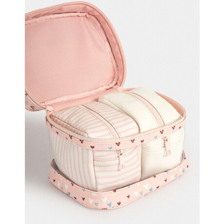 Set De Portacosméticos Combinacion Bicolor
