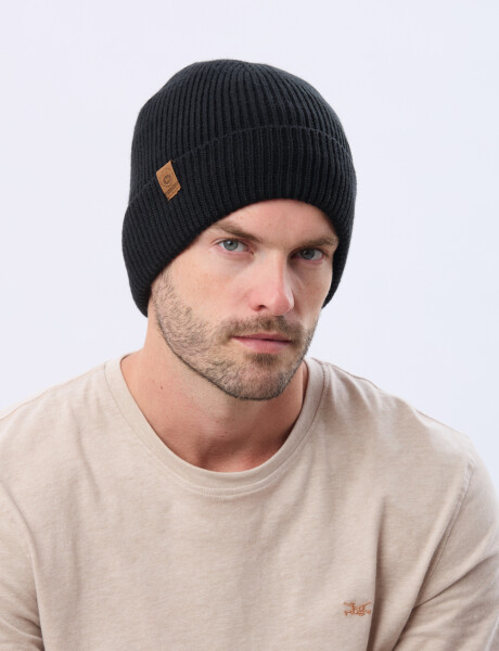 GORRO TEJIDO Negro