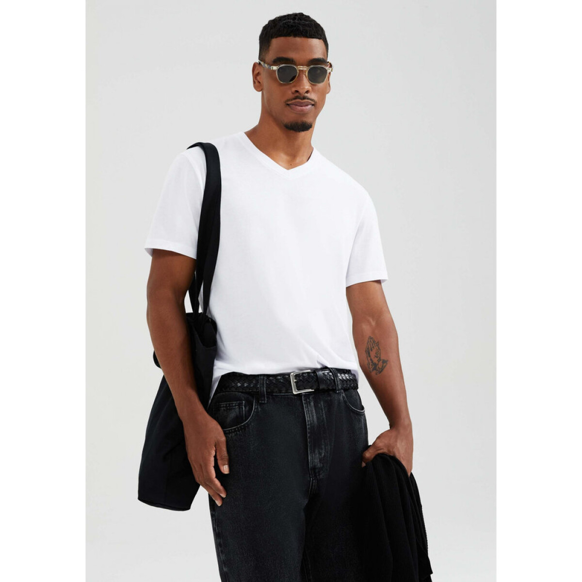 CAMISETA MM MASC - BRANCO 