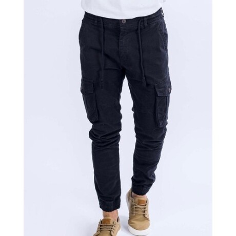 Pantalón cargo para hombre UFO Rebel Negro Negro