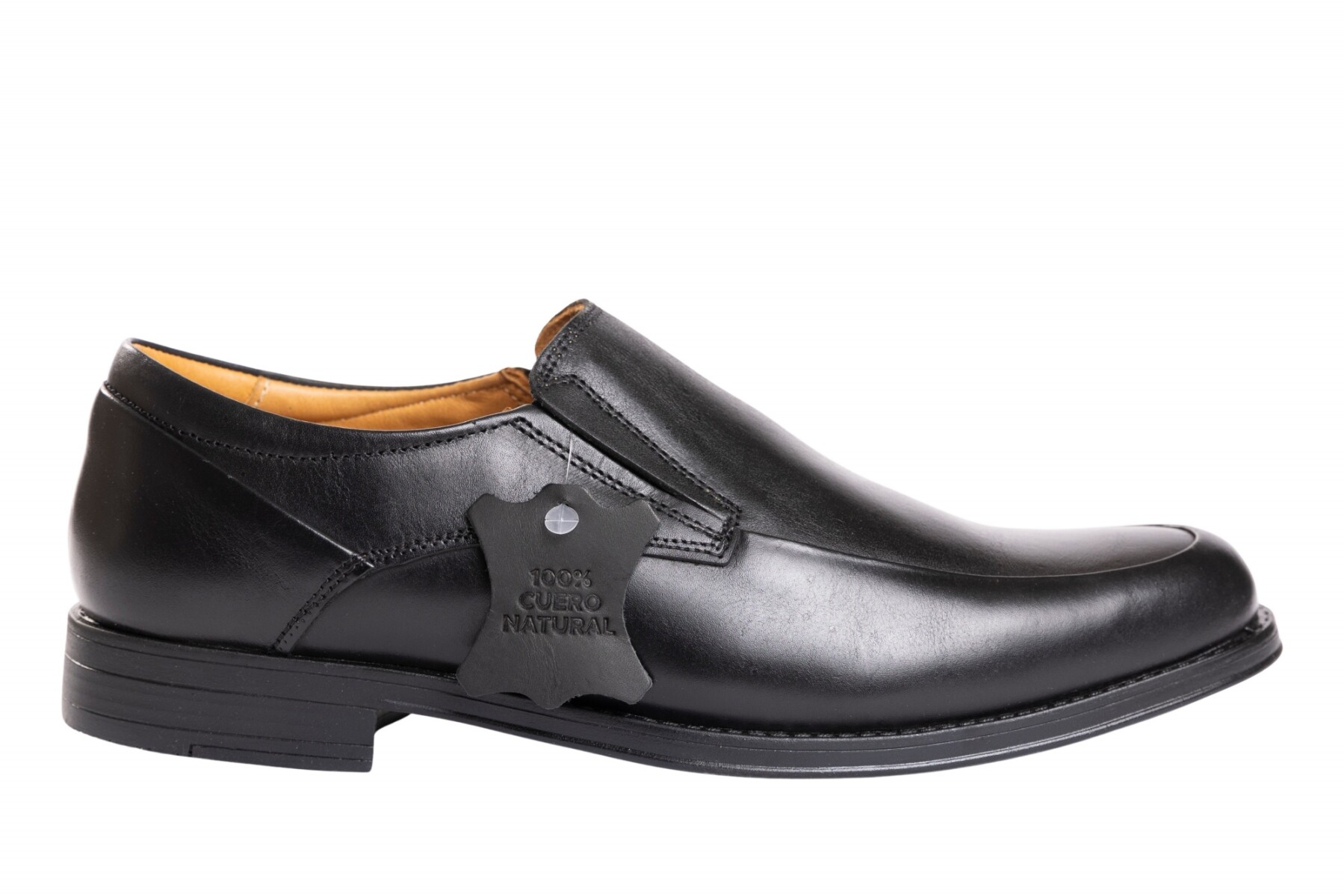 SNAKE CUERO VESTIR - NEGRO 