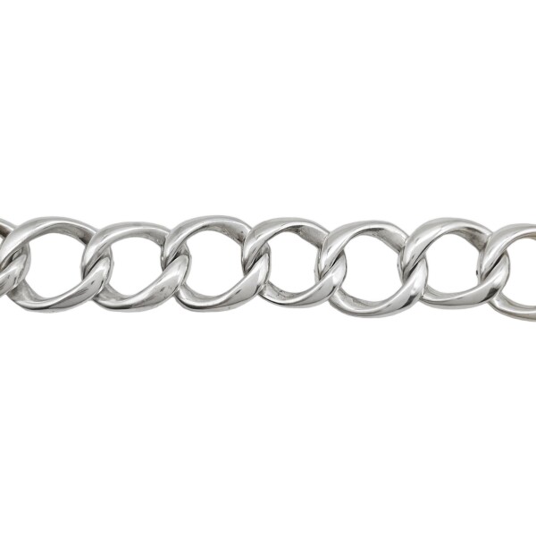 Pulsera Barbada-Plata 925 Inflada-Sin piedra-PU3032 sinpiedra