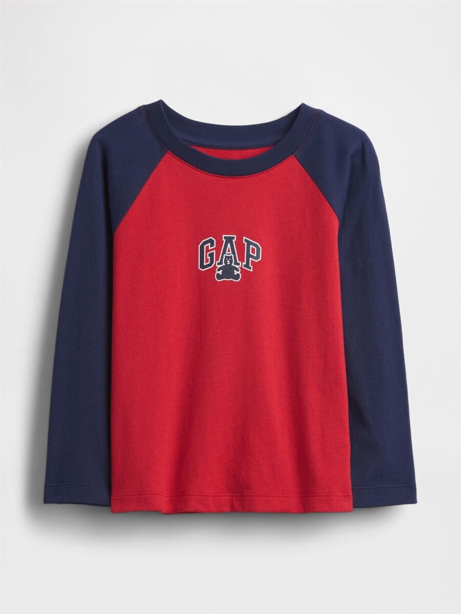 Remera Logo Gap Toddler Niño - Modern Red 