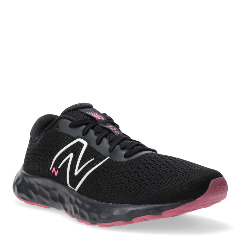 Championes de Mujer New Balance 520 V8 Negro - Blanco - Fucsia