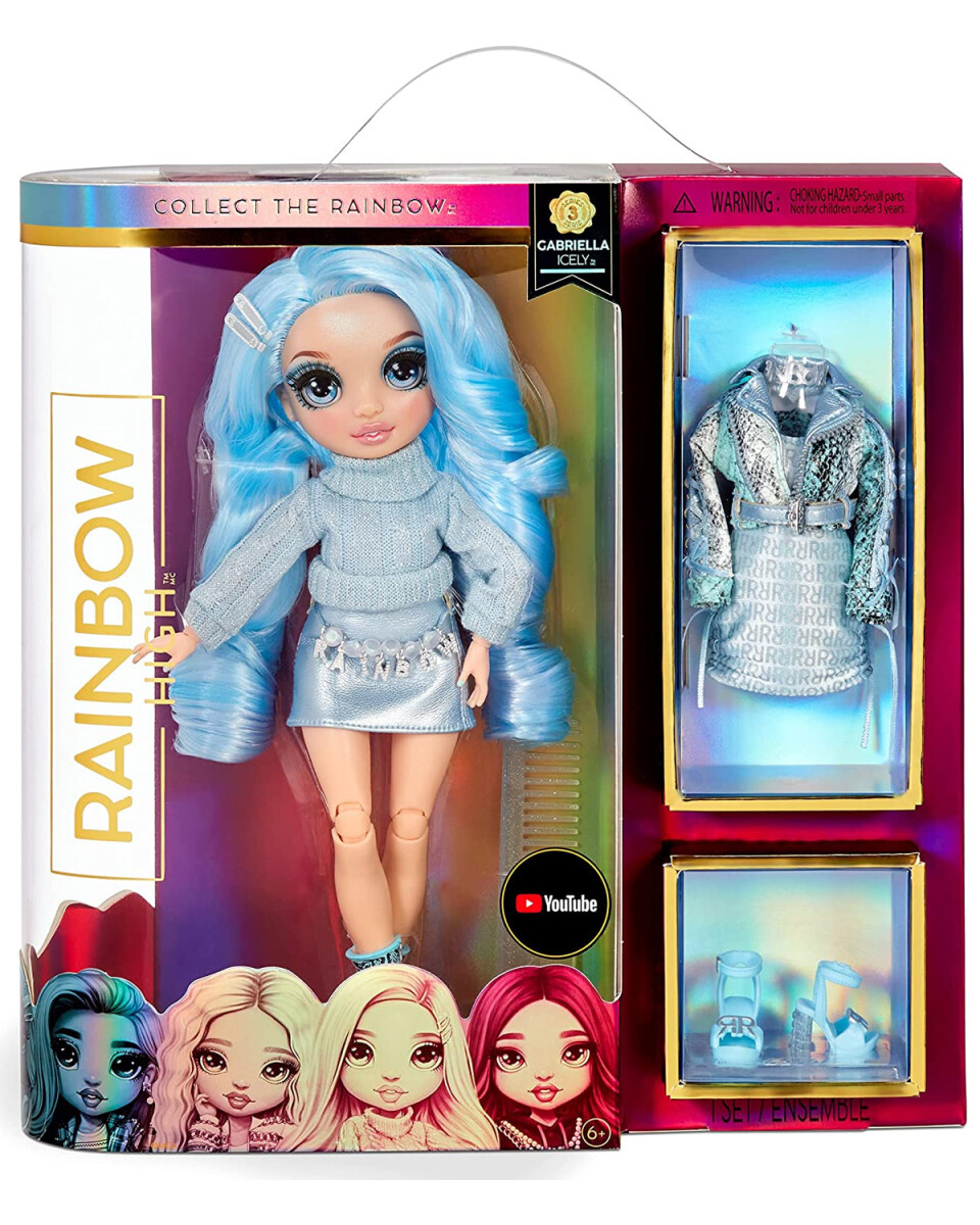 Muñeca Rainbow High Core Fashion Doll con accesorios - Gabriella Icely 