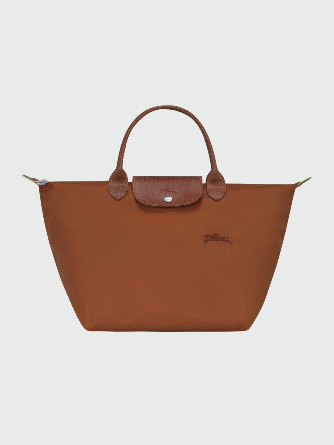 Le Pliage Green M Handbag Marrón