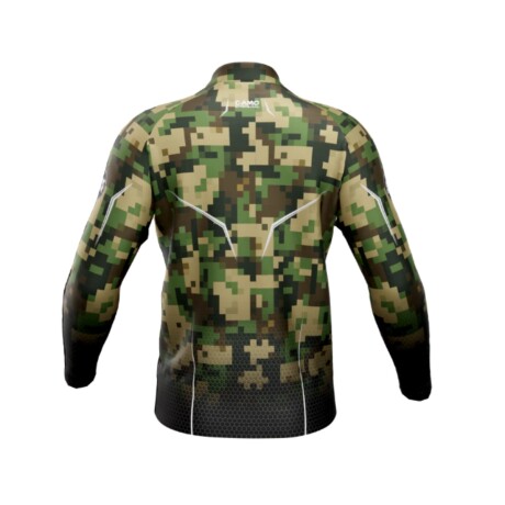 REMERA ROCKFISHING M/LARGA MILITARY.- REMERA ROCKFISHING M/LARGA MILITARY.-