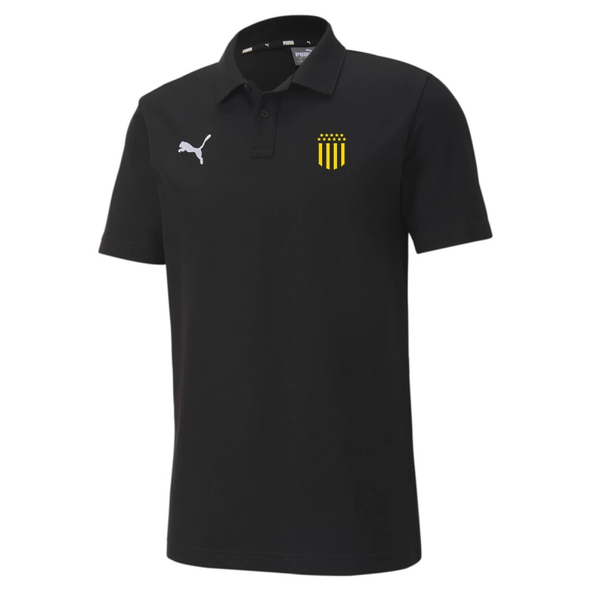 Camiseta Puma Peñarol Hombre Cassual Polo Negro - S/C 