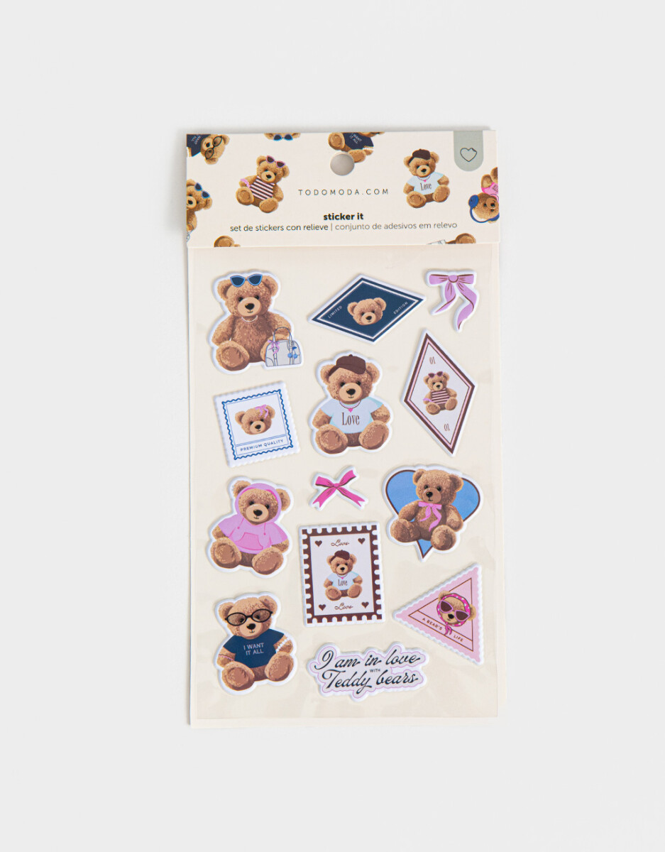 Set De Stickers Teddy 