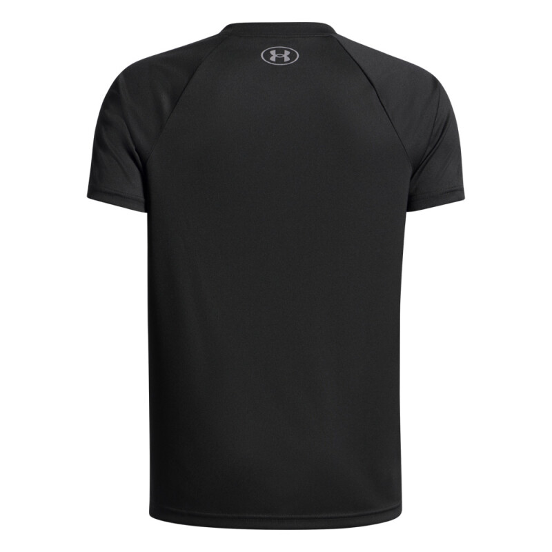 UA B TECH HYBRID PRINT SS-RED BLK-005