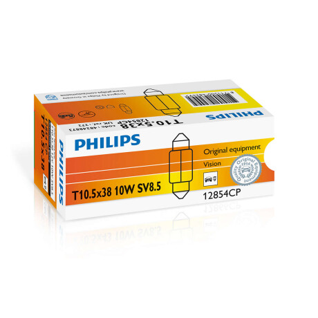 LAMPARA - TUBULAR T10.5X38 12V 10W PHILIPS LAMPARA - TUBULAR T10.5X38 12V 10W PHILIPS