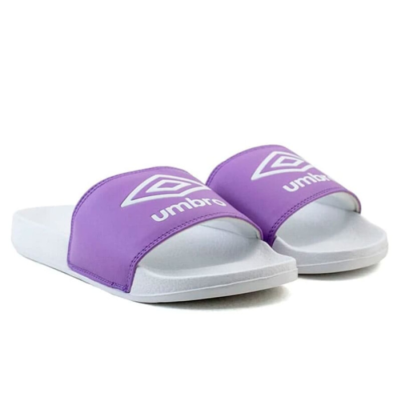 Ojotas Umbro Locker Room de Niños - 20204620 Violeta-blanco